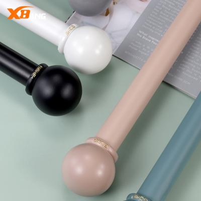 China Contemporary Aluminium alloy Rome pole roman curtain rod set american curtain track for home decoration for sale