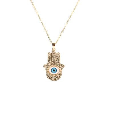 China CLASSIC Turkish Evil Eye Necklaces Wholesale Hot Sale Devil's Eye Necklace Chain Pendant Jewelry Sets Evil Eye Necklace for sale