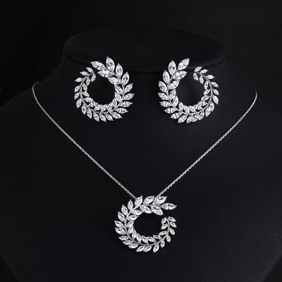 China FASHIONABLE New Design Factory Wholesale Wedding Jewelry Sets For Women for sale