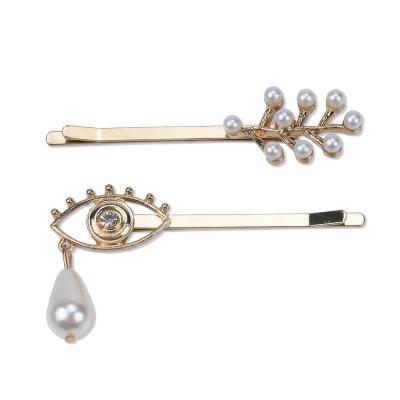 China Fashion Jewelry Wholesale Price Korea Hairpin Pearl Hair Clip For Women for sale