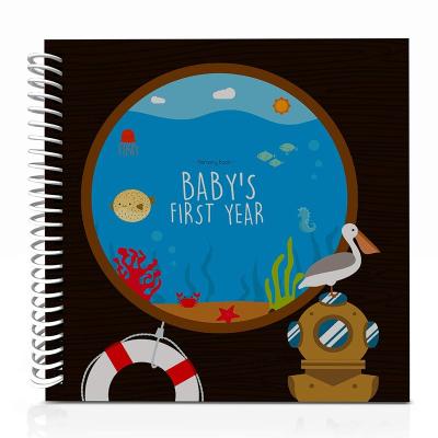 China Wholesale Custom High Quality Hardcover First Baby Memory Book Kids Book Pergnancy Books Memory Album Baby Canvas Up-to-Date Notebook for sale