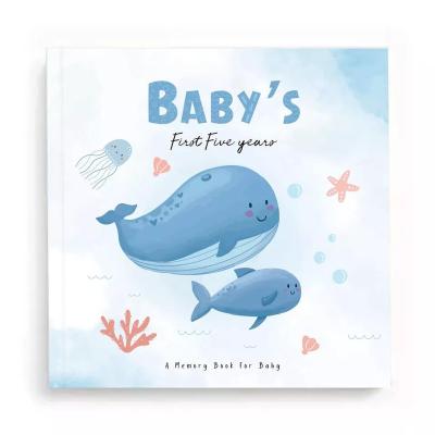 China High Quality Baby Memory Book Children's Books Keepsake Baby Album Cute Baby Diary Gift Baby Diary Sticker Album Custom Made for sale