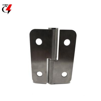 China Aluminum Generator Truck Bus Iron Cabinet Black Sliver Door Hinges Stainless Steel Use For Generator Canopy Spare Parts for sale