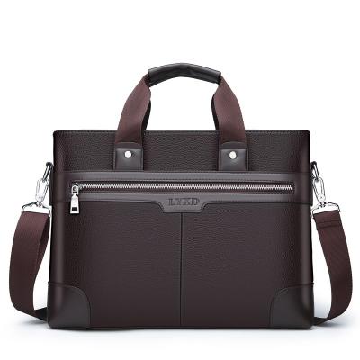 China New High Quality Custom Leather Handbag Briefcase Men Business Briefcase Laptop Bags for sale