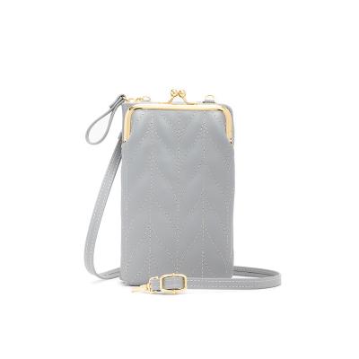 China New Design Waterproof Women Wallet Purse Shoulder Bag Waterproof Lightweight Mobile Phone Bags for sale