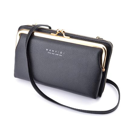 China Waterproof Single Shoulder Coin Purse Cross - Body Bag Fashion Zipper Coin Purse Wallet for sale