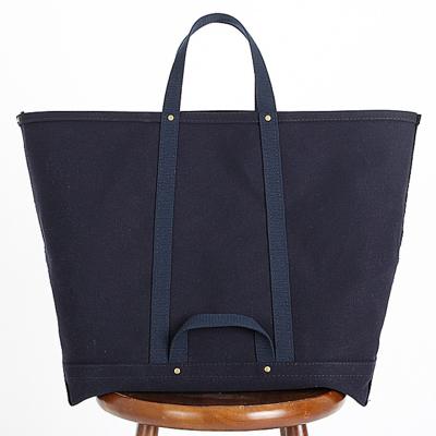 China 24A Thick Canvas Shopping Bag Large Capacity Environmental Protection Handled Tote Bag for sale