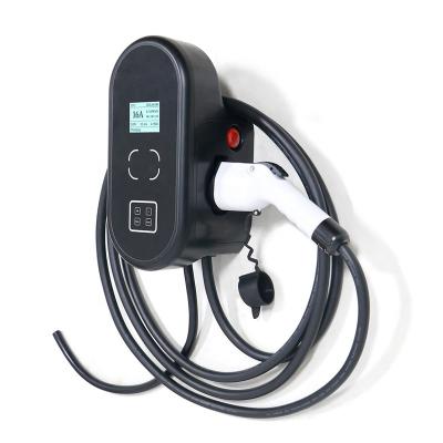 China Copper / Rubber / Cable / Wallbox EV Charger 40A 240V 9.6kw SAE J1172 Thermoplastic Material Type 1 for sale