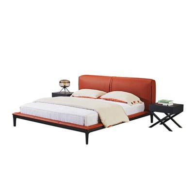 China Other 2023 new customization design Italian luxury bedroom furniture set full size bed frame modern beds Double Soft bed for sale