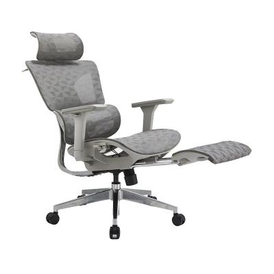 China Other Luxury Boss Leather Ergonomic Massage Revolving Recliner Swivel Office Chair for sale