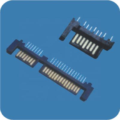 China FPC JINDA Molex SATA Series 1.27mm Pitch 15 Pin IDC Crimp Female Connector for sale