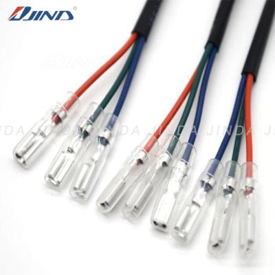 China Automotive Connector 4.8 6.3 Terminal Electronic Equipment Wiring Cable Crimp Flat Ribbon Jumper Wire Harness for sale