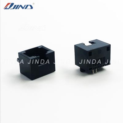 China PCB JINDA 8p8c rj45MINI56 pcb mount jack without light weight ethernet rj45 connector for sale