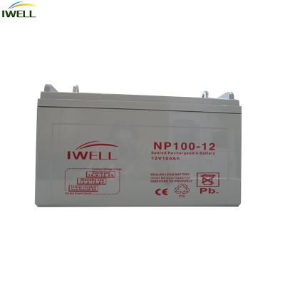 China UPS Battery Storage 100AH ​​12V Lead Acid Battery for sale