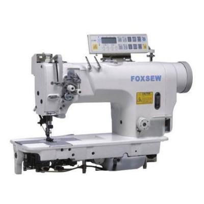 China Computer-controlled Direct Drive Fixed Needle Bar Double Needle Lockstitch Sewing Machine for sale