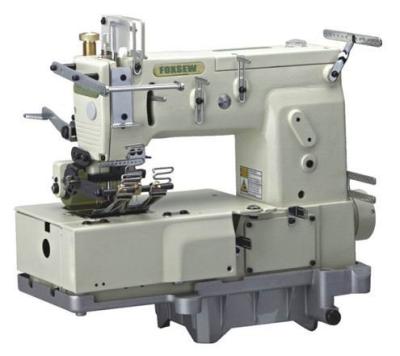 China 12-Needle Flat-bed Double Chain Stitch Sewing machine (for attaching line tapes) FX1412PL for sale