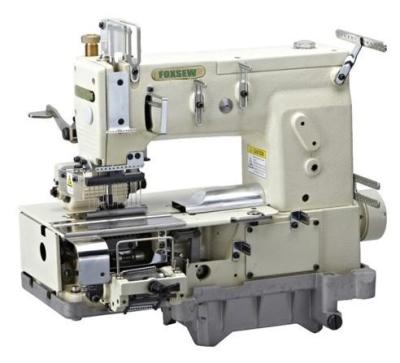 China 12-needle Flat-bed Double Chain Stitch Sewing Machine for simultaneous shirring FX1412PQ for sale