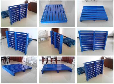 China Customized 4-way Double Faced Steel Pallet, metal pallet, iron pallet for storage and warehouse for sale