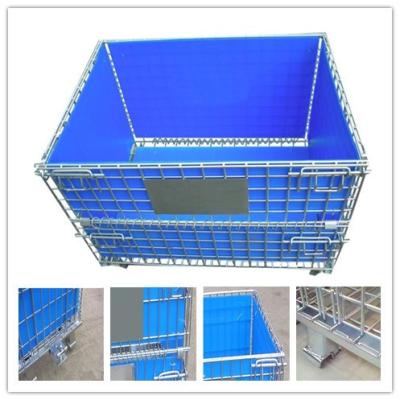 China Hot sale metal wire mesh container pallet,collapsible wire mesh for sale