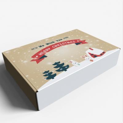 China Custom Wholesale Recycled Materials Christmas Gift Box Christmas Storing Box Christmas Hat Paper Wrapping Paper Box for sale