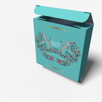 China Recycled materials wholesale custom paper eyeshadow packaging box cosmetic gift box for sale