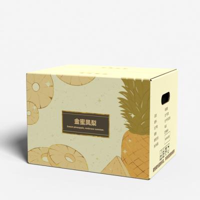 China Materials Factory Recycled Fruit Cardboard Fruit Packaging Box Custom Printed Fruit Gift Box Can Be Customized LOGO for sale