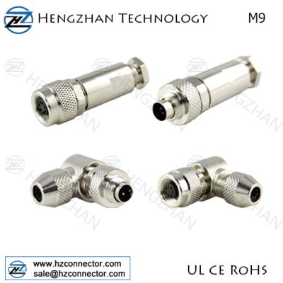 China Automotive IP67 Binder 712 Series Waterproof Cable Connector M9 Connector for sale