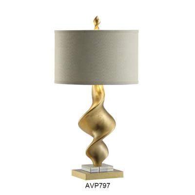 China Contemporary Wholesale Home Bedroom Bedside Living Room Gold Decorative Luxury Crystal Table Lamps for sale