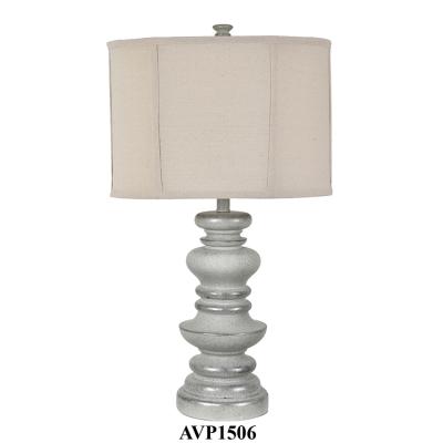 China Home Decor Traditional Classic Vintage Gray Bedroom Bed Side Accent Table Lamps for sale