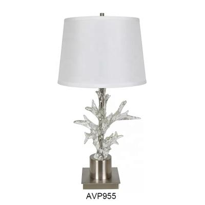 China Home Decorative Modern Silver Luxury Vintage Resin Table Lamps Wholesale for sale