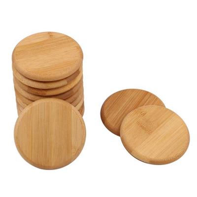 China Custom Wooden Non-Refillable Glass Jar Candle Bottle Tea Coffee Mug Bamboo Lid for sale