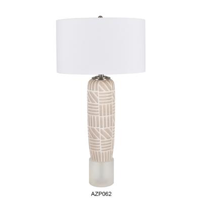 China Modern Accent Matt Crystal Decor Ceramic Table Lamps Matt Crystal and Ceramic Home Bedroom Living Room Lamp Table Lamps for sale