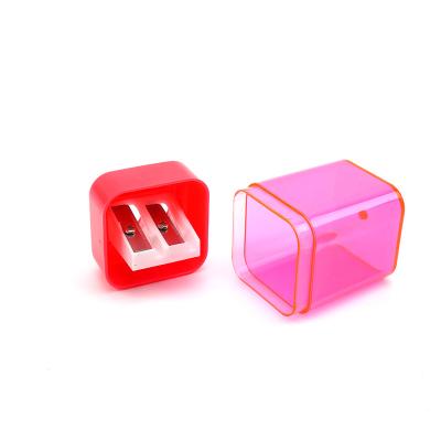 China Office School Manual Mechanical Pencil Sharpener Mini Pencil Sharpener One Hole Stationary Plastic Sharpener Tool For Students for sale