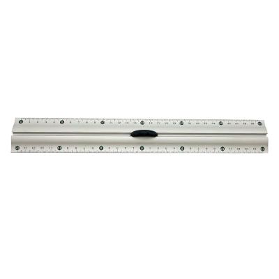 China Promotion\Business\Various School Stationery Custom Aluminum Ruler OEM Student Desk Widely Used Metal Scale for sale