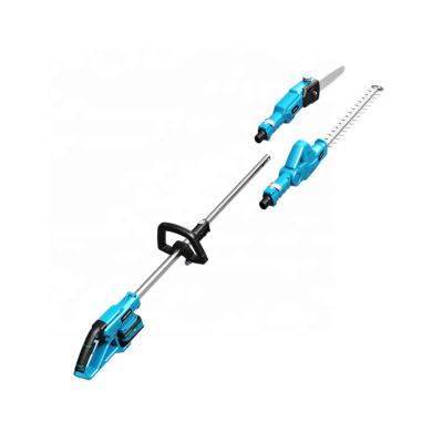 China Rechargeable Electric Garden Tools Cordless Poles Trimmer 2 Saw/Hedge Poles in 1 String Leaf Trimmer Model PSH-L0218-2T PSH-L0218-2T for sale