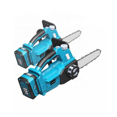 China Woodworking Cutting Machines CHS-B0218-2T Electric Power 18V Li-ion Battery Brushless Chainsaw Cutter Tree Model for sale