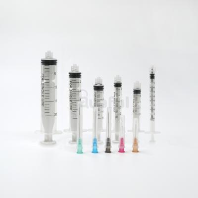 China Hospital Factory Supply Discount Price Disposable Syringes With Medical Needle CE ISO OEM 1ml 2ml 3ml 5ml 10ml 20ml 50ml 60ml Syringe for sale