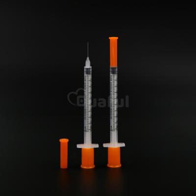 China Disposable PP Syringes 0.5ml/1ml U100 Insulin for sale