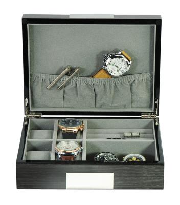 China Stylish New Arrival Wenge Wooden Watch Jewelry Case, Watch Rings Box For Storage for sale