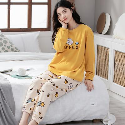 China Factory direct women's high sleeve loungewear quality QUICK DRY long plus size pajamas for sale