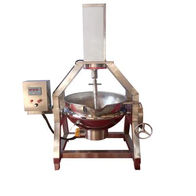 China Vegetable processing plant coated kettle and gas soup kettle for sale