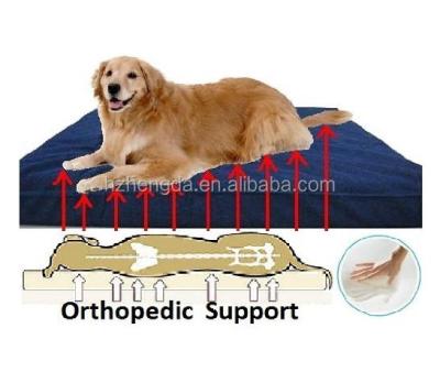 China Sustainable Memory Foam Luxury Dog Bed for sale