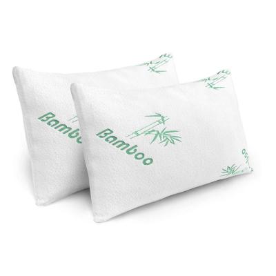 China Memory Foam Folded Bamboo Shredded Pillow for sale