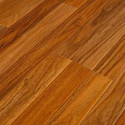 China Durable Wholesale Timber Laminate Flooring Tempered Waterproof High Gloss Wood Parquet Laminate Flooring With German Technology for sale