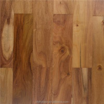 China Wholesale Durable High Quality UV Prefinished Asian Acacia Engineered Wood Flooring Matt Lacquer Walnut for sale