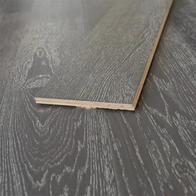 China Durable European Oak Gray Color Multi Layers Engineered Flooring Wood for sale