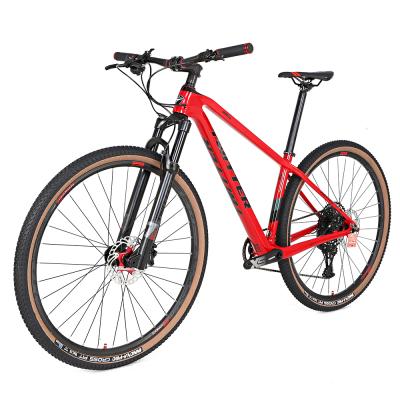 China Carbon Fiber 2021 New Design Factory Price MTB Carbon Go Bike 29inch Through Axle 148 Carbon Frame Carbon Mountain Bike for sale