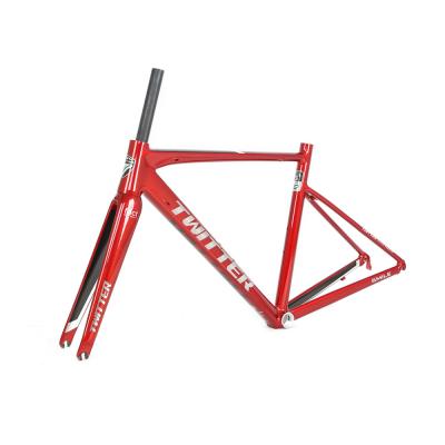 China Cheap Inner Alloy Frame 700C Bike Cable Factory Aluminum Bicycle Frame For Road Bike for sale