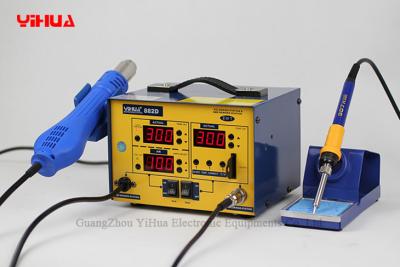 China 2In1 high power Digital Soldering Station / Electronic PCB soldering rework station for sale