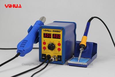 China Electronic PCB 2 In 1 Hot Air Solder Station With 3 Nozzles for sale